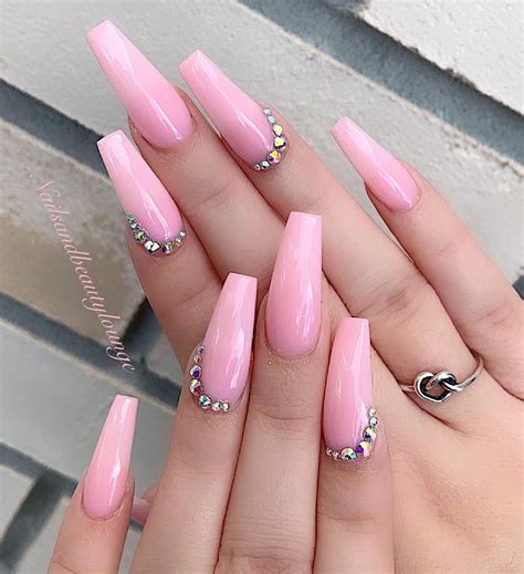 Famous Acrylic Nail Ideas Light Pink References Fsabd42