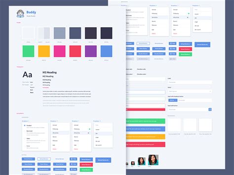 Style Guides By Pro Designers A Selection Of Ui And Brand Style By