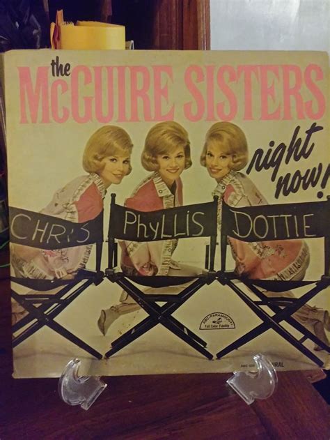 A Vintage First Press Vinyl Lp Album The Mcguire Sisters Right Now