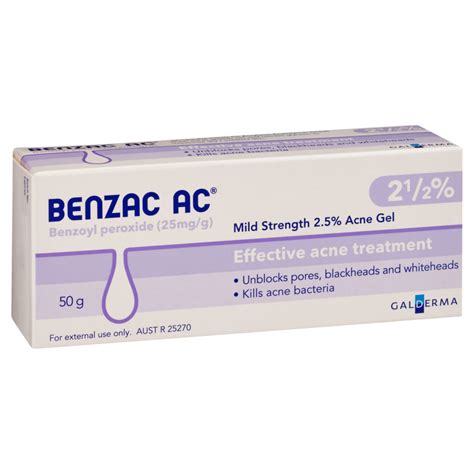 Benzac Ac Gel 2 5 60g Amals Discount Chemist