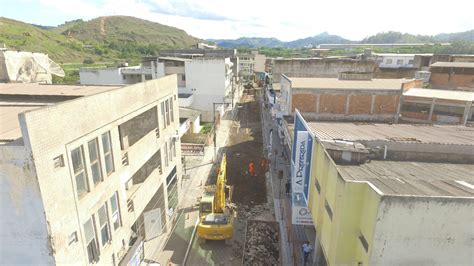 Aguardada Há Décadas Obras De Pavimentação Do Centro De Fabriciano São Iniciadas Jornal