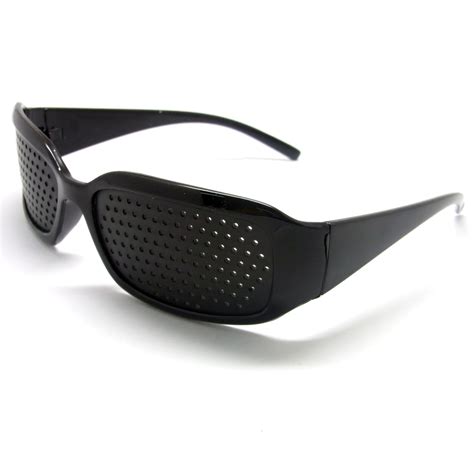 black eyesight improvement vision care exercise eyewear pinhole glasses ebay