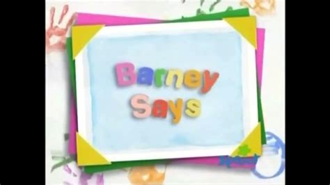 Barney Says Opening Re Modernized Youtube