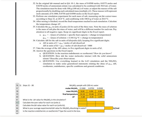 Solved In The Original Lab Manual And In QA The Chegg Com