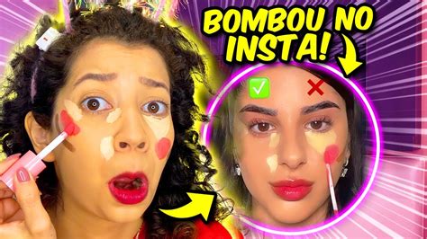 Testei O Truque Mais Impressionante Do Instagram Tá Bombando Youtube