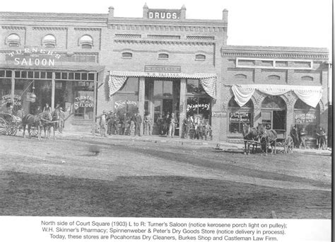North Side Of Court Square Monticello Arkansas Old Photos
