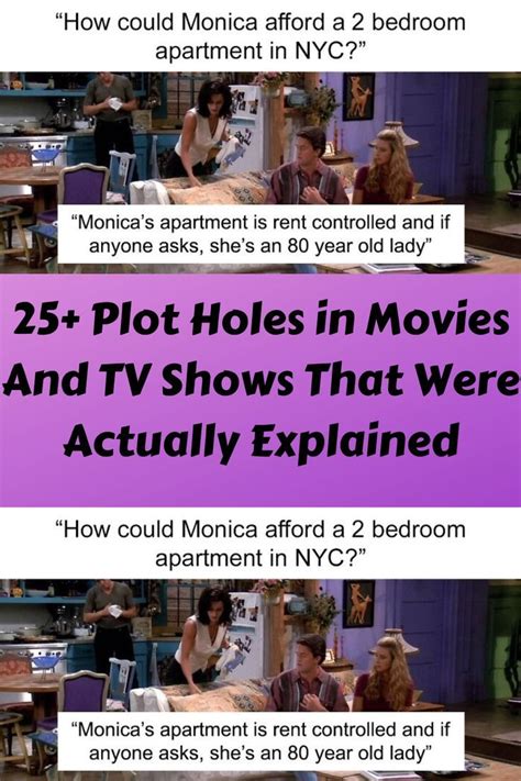 25 Plot Holes In Movies And Tv Shows That Were Actually Explained Movies And Tv Shows Plot