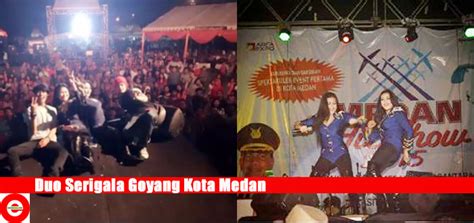 Goyang Drible Duo Serigala Tutup Medan Air Show 2015
