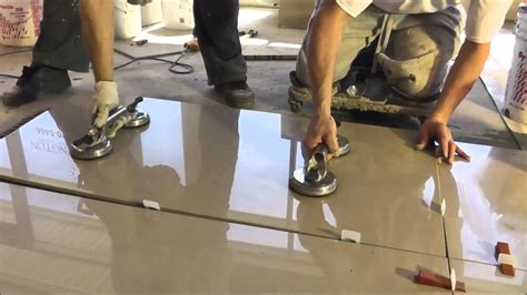 How To Install Porcelain 2x4′ 24″x48″ Floor Tile