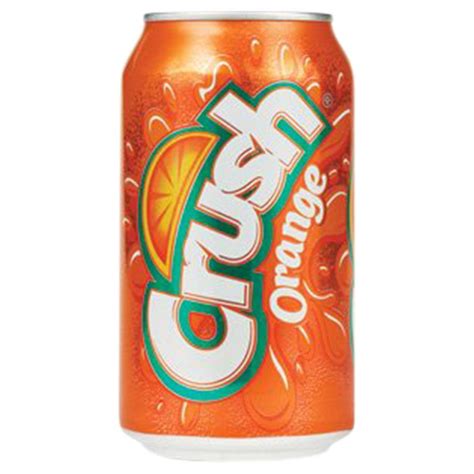 Crush Soft Drink Can Orange