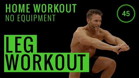 Minute Leg Workout No Equipment Home Workout Weightblink