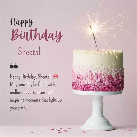 151 Happy Birthday Sheetal Cake Images Heartfelt Wishes And Quotes