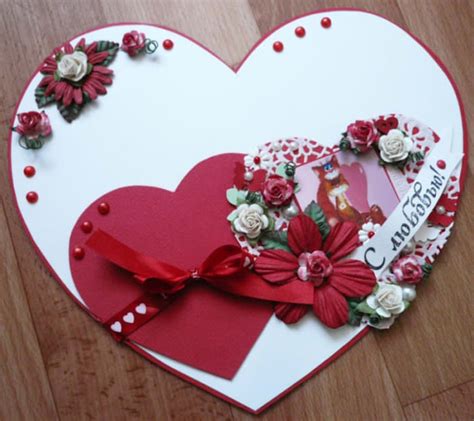 Як зробити красиву листівку на день Святого Валентина своїми руками