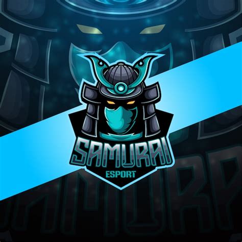 Premium Vector Samurai Esport Mascot Logo