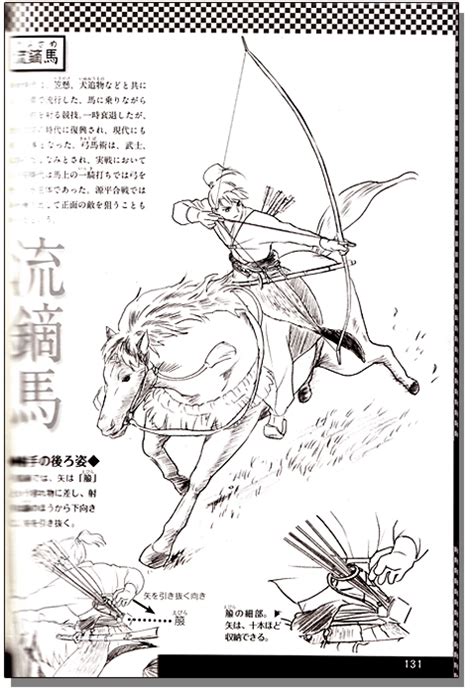 Japanese Style Weapon and Fight Pose Book - Anime Books
