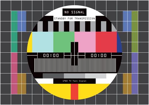 Digital Print Tv Signal Poster Print 80s Universe Tv Graphics Poster