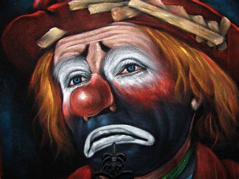 Sad Clown Painting Mawsfake Bid Now 124