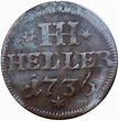 1 Heller - Ernest Frederick II - Ducado de Sajonia-Hildburghausen – Numista