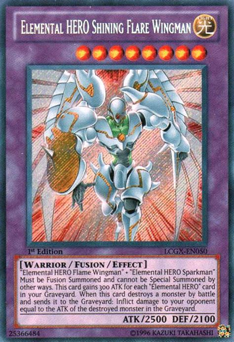 Yugioh Gx Legendary Collection 2 Single Card Secret Rare Elemental Hero