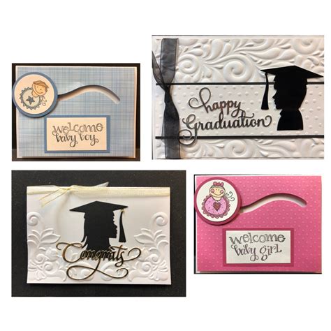 Card kit for graduation new baby Handmade Cards create 4 | Etsy