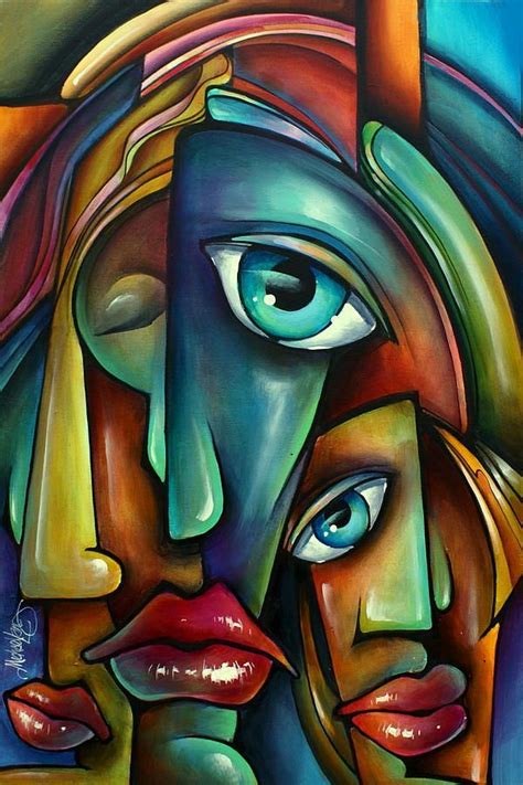 Michael Lang Abstract Art Painting Art Painting Cubist Art