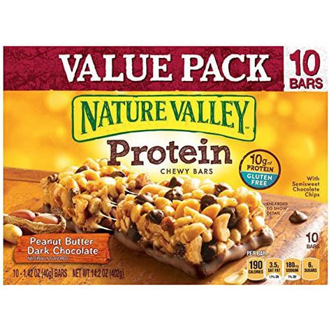 Nature Valley Peanut Butter Dark Chocolate Protein Chewy Bars Oz