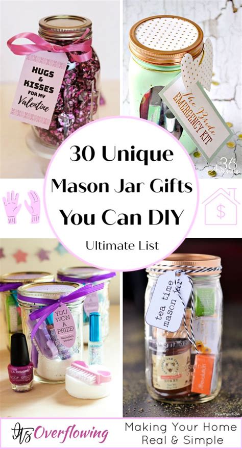 Mason Jar T Ideas 30 Diy Mason Jar Ts To Make Homemade Mason Jar Ts Mason Jar Ts