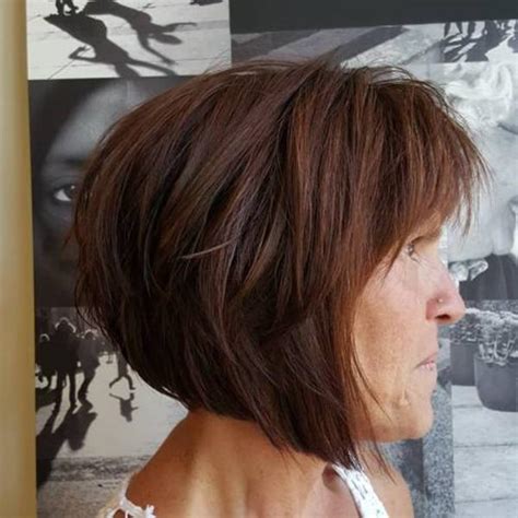 Layered blonde bob haircut for women over 40. 78 Gorgeous Hairstyles For Women Over 40