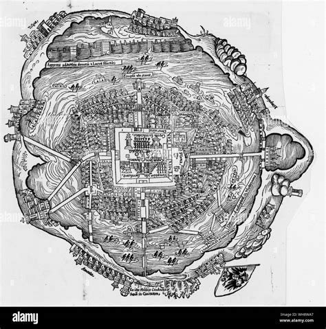 Plan De Tenochtitlan Voyage Carte Plan