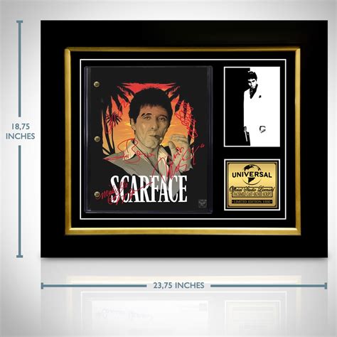Scarface Script Limited Edition Custom Frame Rare T Touch Of