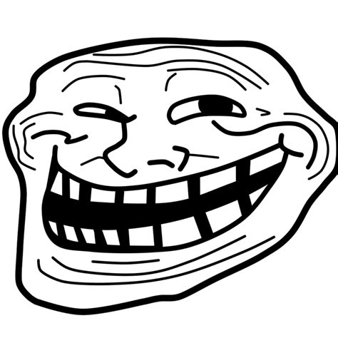 Laughing Troll Face Transparent