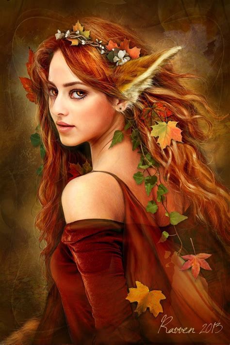 PreciosÍsima Elfa De Los Bosques Elfen Fantasy Fantasy Fairy Fantasy