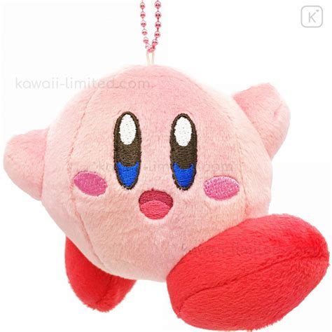 Japan Kirby Keychain Plush Jump Kawaii Limited