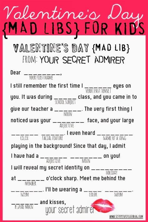 A verb is an action. Free Valentine Printable Games For Kids | hubpages
