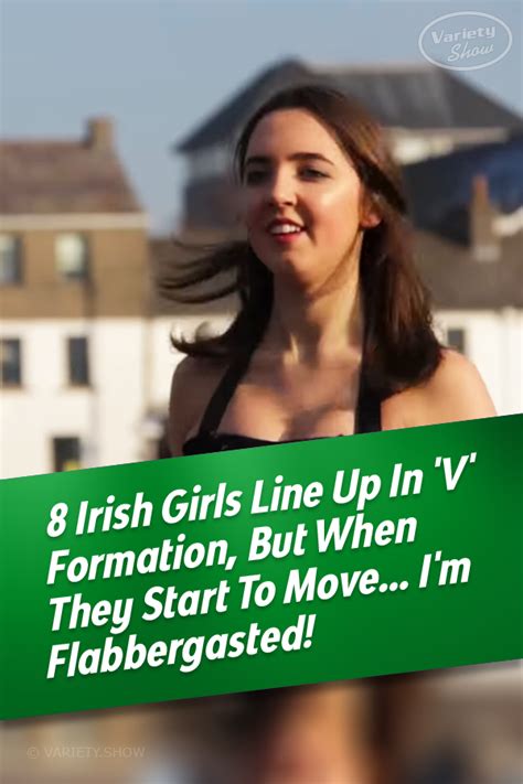 Youll Be Lost For Words When This V Formation Of Irish Girls Start To Dance In 2020 Irish