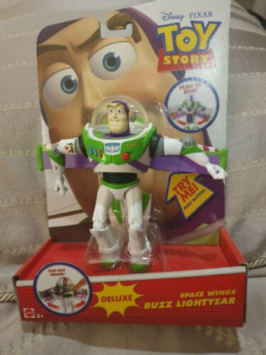 Toy Story Deluxe Space Ranger Buzz Lightyear 15cm Figure By Mattel