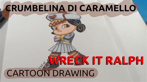 Her leggings are a deep brown with darker stripes that match her boots with little hearts on them. CRUMBELINA DI CARAMELLO Drawing - Wreck It Ralph | Cartoon ...
