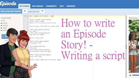 How to write a story on Episode 2021|How to code on Episode! - YouTube