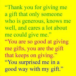 Gifts to say thank you to boyfriend. Thank You Messages for Gifts: How to Say Thanks for a Gift