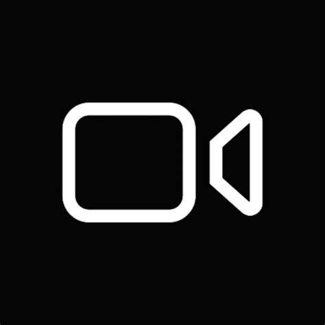Facetime Black And White App Icon In 2021 Black App App Icon App Logo