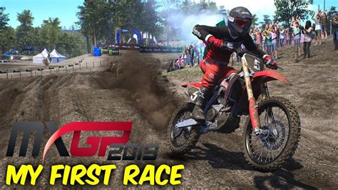 Mxgp 2019 Gameplaymy First Race Youtube