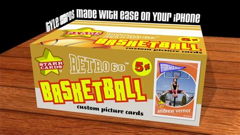 Custom Basketball Cards Starr Cards Retro 60 Youtube