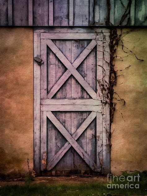 Blue Barn Door Photograph By Lisa Hurylovich Fine Art America