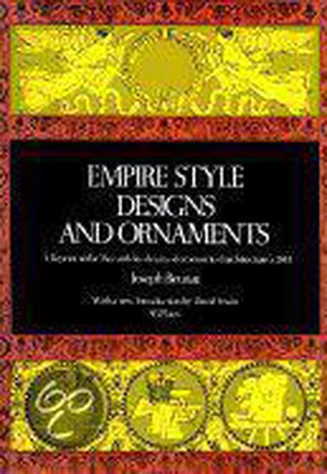 Empire Style Designs And Ornaments Joseph Beunat 9780486229843