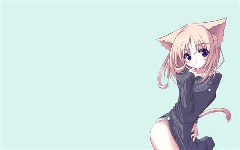 38 Anime Cat Girl Wallpaper Wallpapersafari