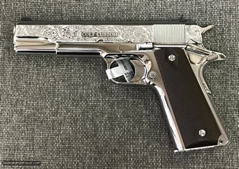 Colt 1911 Custom Engraved By Ivan Mate In 38 Super Caliber