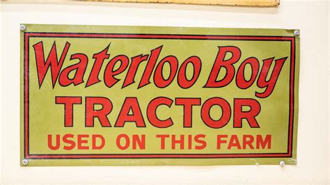 Waterloo Boy Single-Sided Tin Sign at The World’s Largest Road Art