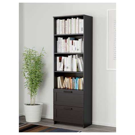 Brimnes Bookcase Black 23 58x74 34 Ikea