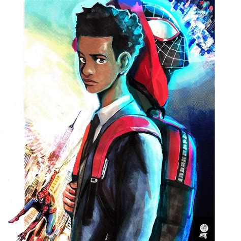 Image Result For Miles Morales Fan Art Spiderman Art Marvel