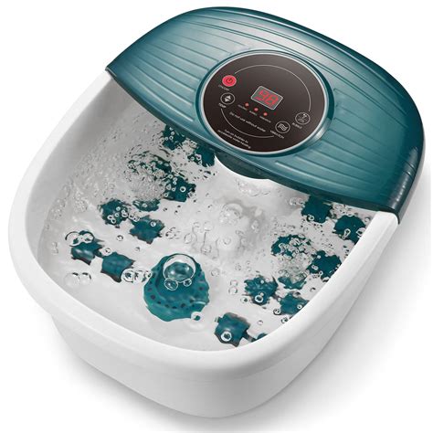 Buy Foot Spa Bath Massager With Heat Bubble And Vibration Digital Temperature Control